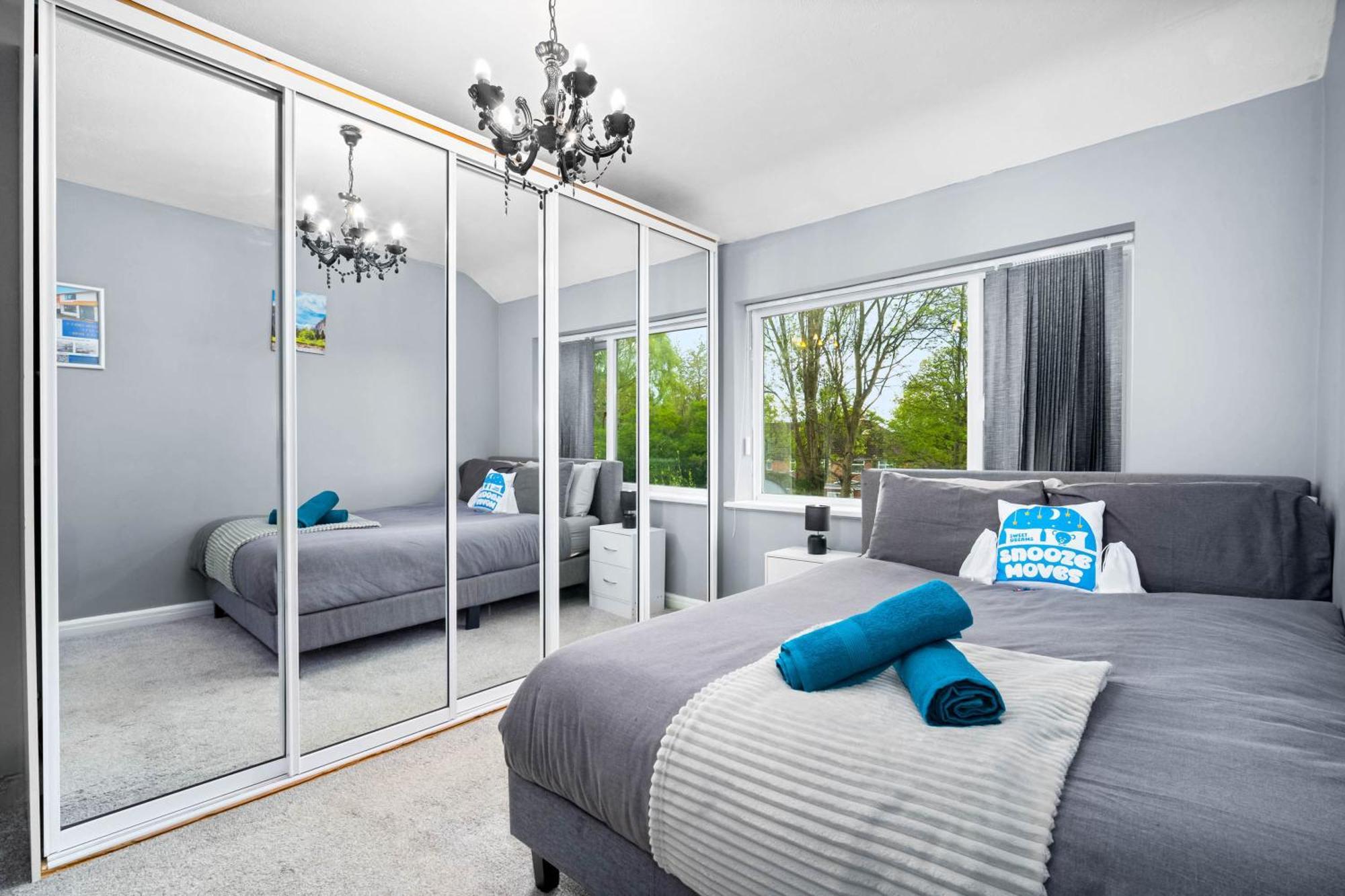 Stylish 3 Bedroom Home Away From Home Birmingham Bagian luar foto