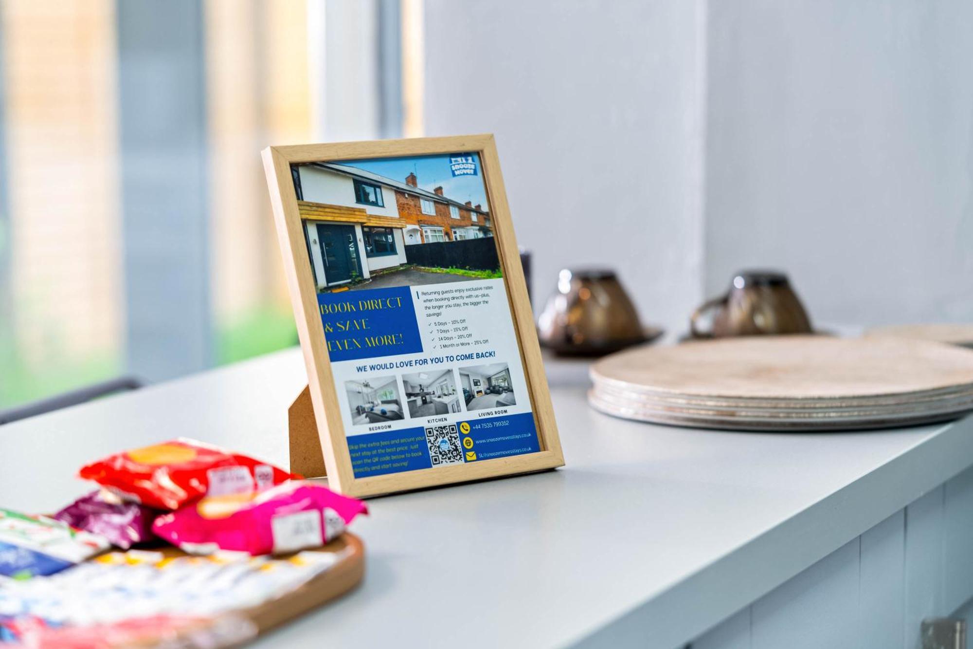 Stylish 3 Bedroom Home Away From Home Birmingham Bagian luar foto